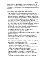 Preview for 3 page of Electrolux ComfortLift ESF8735ROX User Manual