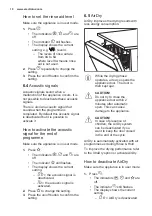 Preview for 10 page of Electrolux ComfortLift ESF8735ROX User Manual