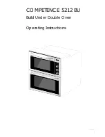 Preview for 1 page of Electrolux COMPETENCE 5212 BU Operating Instructions Manual