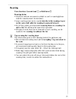 Preview for 21 page of Electrolux COMPETENCE B3011-4 User Information