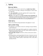 Preview for 5 page of Electrolux COMPETENCE E3101-1 Operating Instructions Manual