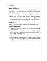 Preview for 5 page of Electrolux COMPETENCE E4000-1 Operating Instructions Manual