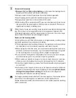 Preview for 21 page of Electrolux COMPETENCE E4000-1 Operating Instructions Manual