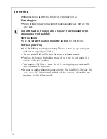 Preview for 32 page of Electrolux COMPETENCE E4000-1 Operating Instructions Manual