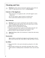 Preview for 34 page of Electrolux COMPETENCE E4000-1 Operating Instructions Manual