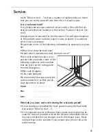 Preview for 47 page of Electrolux COMPETENCE E4000-1 Operating Instructions Manual