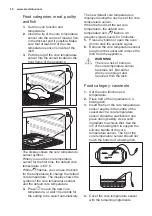 Preview for 14 page of Electrolux COP720X User Manual