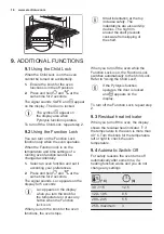 Preview for 16 page of Electrolux COP720X User Manual