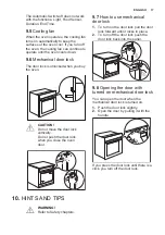 Preview for 17 page of Electrolux COP720X User Manual