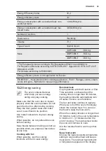 Preview for 43 page of Electrolux COP720X User Manual