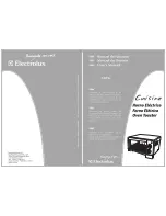 Preview for 1 page of Electrolux COT9L User Manual