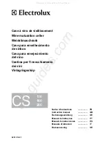 Electrolux CS 114 Instruction Manual preview