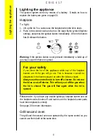 Предварительный просмотр 4 страницы Electrolux CSIG 417 Operating And Installation Instructions