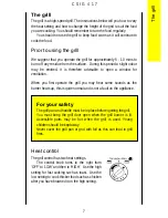 Предварительный просмотр 7 страницы Electrolux CSIG 417 Operating And Installation Instructions