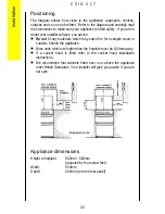 Предварительный просмотр 32 страницы Electrolux CSIG 417 Operating And Installation Instructions