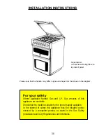 Предварительный просмотр 38 страницы Electrolux CSIG 501 Installation Instructions Manual