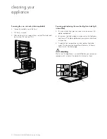 Preview for 22 page of Electrolux CVE612 User Manual