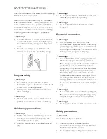 Preview for 3 page of Electrolux CXD15DN3W User Manual