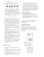 Preview for 12 page of Electrolux CXI09HL1W User Manual