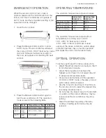 Preview for 19 page of Electrolux CXI09HL1W User Manual