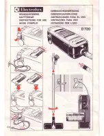 Preview for 1 page of Electrolux D 720 Instructions For Use Manual