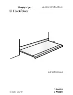 Предварительный просмотр 1 страницы Electrolux DAGL55 Operating Insructions