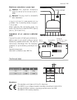 Предварительный просмотр 15 страницы Electrolux DAGL55 Operating Insructions