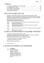 Предварительный просмотр 59 страницы Electrolux DBL5236CN User Manual