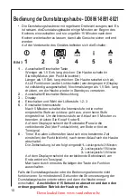 Предварительный просмотр 10 страницы Electrolux DD 8625 Operating And Installation Instructions