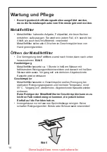 Предварительный просмотр 14 страницы Electrolux DD 8625 Operating And Installation Instructions