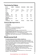 Предварительный просмотр 19 страницы Electrolux DD 8625 Operating And Installation Instructions