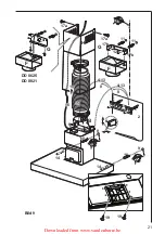 Предварительный просмотр 21 страницы Electrolux DD 8625 Operating And Installation Instructions