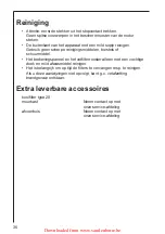 Preview for 36 page of Electrolux DD 8625 Operating And Installation Instructions