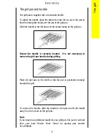 Preview for 9 page of Electrolux DDO60GA Owner'S Manual