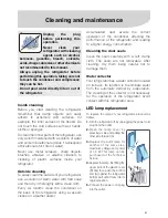 Preview for 31 page of Electrolux DF36A Instruction Manual