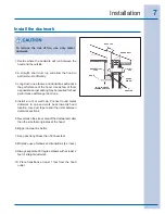 Предварительный просмотр 7 страницы Electrolux DFKTWC75GS Use & Care Manual