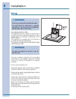 Предварительный просмотр 8 страницы Electrolux DFKTWC75GS Use & Care Manual