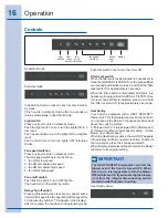 Предварительный просмотр 16 страницы Electrolux DFKTWC75GS Use & Care Manual