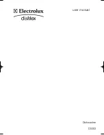 Electrolux dishlex DX303 User Manual предпросмотр