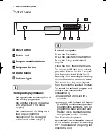 Предварительный просмотр 8 страницы Electrolux dishlex DX303 User Manual