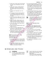 Preview for 59 page of Electrolux Dishwasher ESL 46510 User Manual