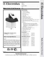 Preview for 1 page of Electrolux Dito 601410 Specification Sheet