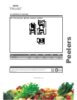 Preview for 4 page of Electrolux Dito 601792 Specifications