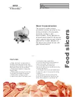 Electrolux Dito MSV30G Brochure & Specs preview