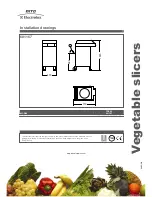 Preview for 3 page of Electrolux Dito TR300 Specifications