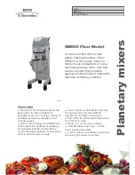 Preview for 1 page of Electrolux Dito XBMF20S45 Specifications