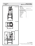 Предварительный просмотр 2 страницы Electrolux Dito XEM-20 Specification Sheet