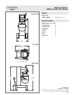 Предварительный просмотр 2 страницы Electrolux Dito XEM-30 Specification Sheet