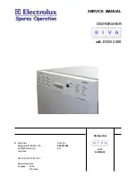 Electrolux Diva EDW 2000 Service Manual preview