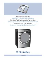 Preview for 1 page of Electrolux Dryer Use And Care Manual